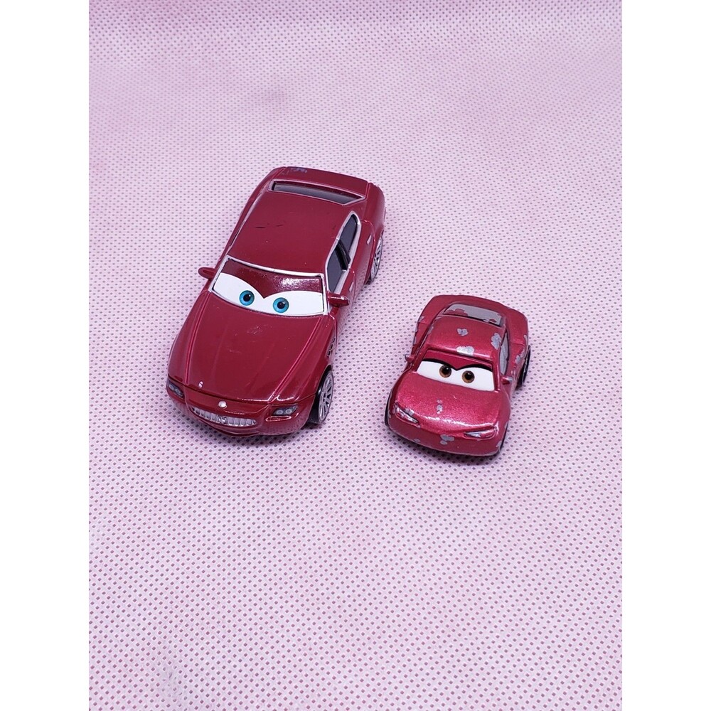 Disney- Pixar-Mattel-Die-cast Cars CARLO MASERATI Loose FIXED EYES & Mini Racer.